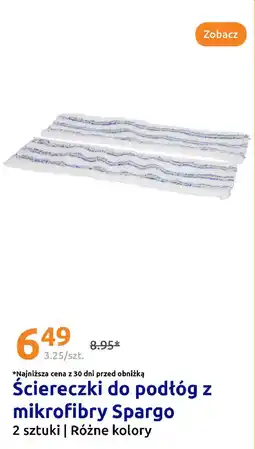 Action Ściereczki do podłóg z mikrofibry Spargo oferta