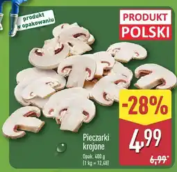 ALDI Pieczarki krojone Produkt Polski oferta