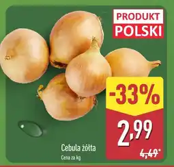 ALDI Cebula żółta Produkt Polski oferta