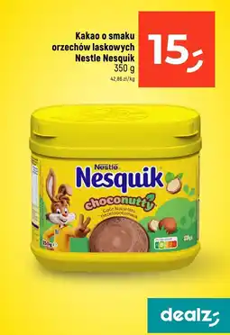 Dealz Kakao Nestle Nesquik o smaku orzechów laskowych oferta