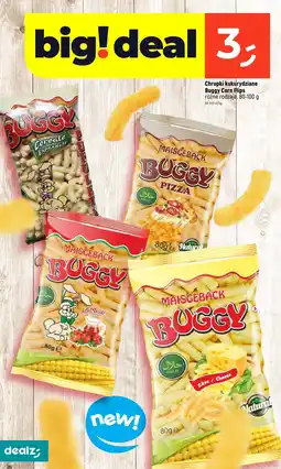 Dealz Chrupki kukurydziane Buggy Corn Flips oferta