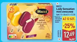 ALDI Lody Sensation mini fruit mix Mucci oferta