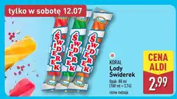 ALDI Lody Świderek Koral oferta