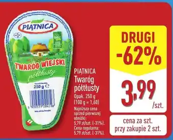 ALDI Twaróg półtłusty PIĄTNICA oferta
