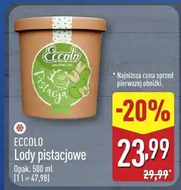 ALDI Lody pistacjowe ECCOLO oferta