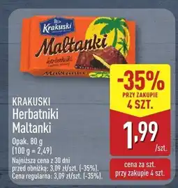 ALDI Herbatniki Maltanki KRAKUSKI oferta
