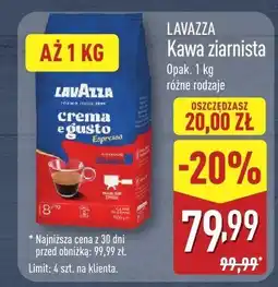 ALDI Kawa ziarnista LAVAZZA oferta