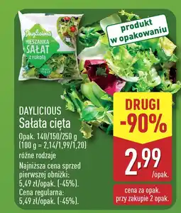 ALDI Sałata cięta Daylicious, różne rodzaje oferta
