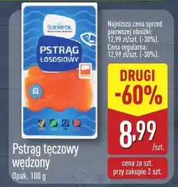 ALDI Pstrąg tęczowy wędzony Aldi oferta