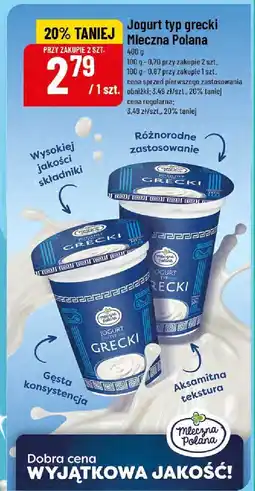 Polomarket Jogurt grecki Mleczna Polana oferta