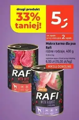 Dealz Karma dla psa z królikiem Rafi oferta