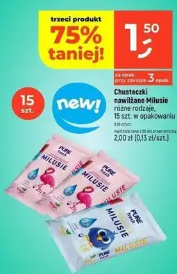 Dealz Chusteczki niebieskie Milusie oferta