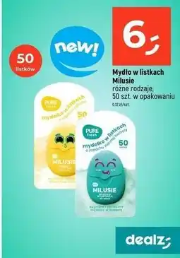 Dealz Mydło w listkach o zapachu zielonej herbaty Pure Fresh oferta