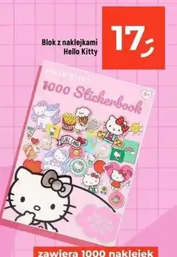 Dealz Blok z naklejkami hello kitty oferta