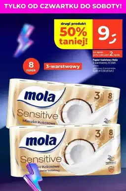 Dealz Papier mleczko kokosowe Mola Sensitive oferta