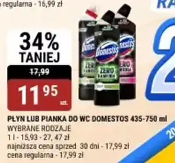 bi1 Płyn lub pianka do wc domestos oferta