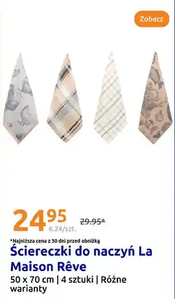 Action Ściereczki do naczyń La Maison Rêve oferta