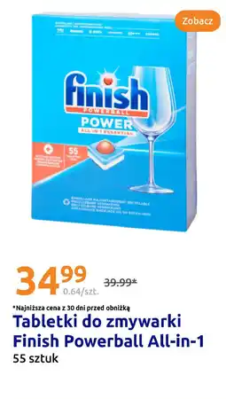 Action Tabletki do zmywarki Finish Powerball All-in-1 oferta