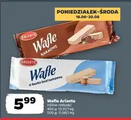 Netto Wafle Ariante różne rodzaje oferta