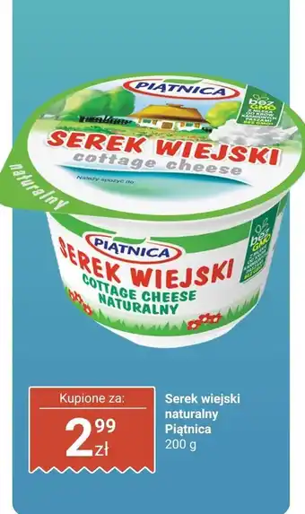 Biedronka Serek wiejski naturalny Piątnica oferta