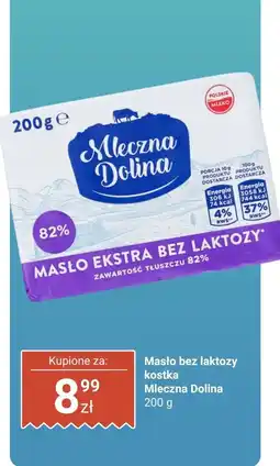 Biedronka Masło ekstra bez laktozy Mleczna Dolina oferta