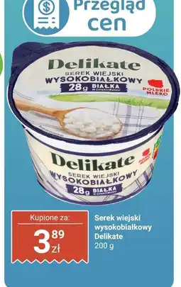 Biedronka Serek wiejski wysokobiałkowy Delikate oferta