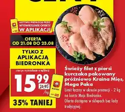 Biedronka Filet z piersi kurczaka Kraina Mięs oferta