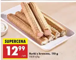 Biedronka Rurki z kremem Biedronka oferta