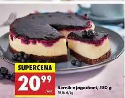 Biedronka Sernik z jagodami Biedronka oferta