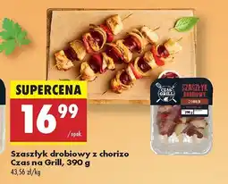 Biedronka Szaszłyk drobiowy z chorizo Czas na Grill oferta