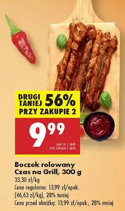 Biedronka Boczek rolowany Czas na Grill oferta