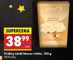 Biedronka Praliny Lindt Nuxor white oferta