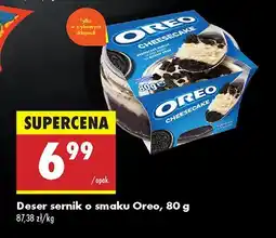 Biedronka Deser sernik o smaku Oreo oferta