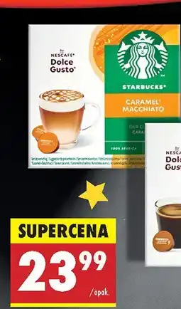 Biedronka Kawa w kapsułkach Starbucks by Dolce Gusto Caramel Macchiato oferta