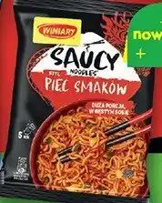 Biedronka Makaron Nudle Winiary kurczak pięć smaków oferta