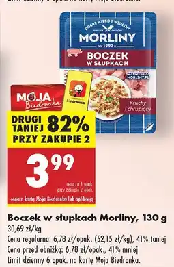 Biedronka Boczek w słupkach Morliny oferta