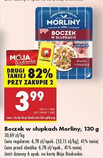 Biedronka Boczek w słupkach Morliny oferta