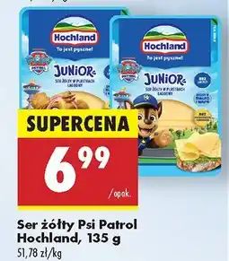 Biedronka Ser żółty Psi Patrol Hochland oferta