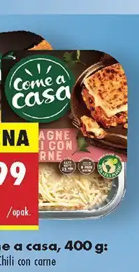 Biedronka Danie gotowe Lasagne Come a casa chili con carne oferta