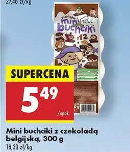 Biedronka Kluski na parze Mini buchciki z czekoladą belgijską Biedronka oferta