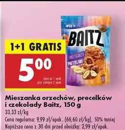 Biedronka Mieszanka orzechów, precelków i czekolady Baitz oferta