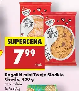Biedronka Ciastka Rogaliki mini Twoje Słodkie Chwile różne rodzaje oferta