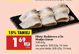 Biedronka Filety śledziowe a'la Matjas Lisner oferta