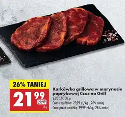 Biedronka Karkówka grillowa w marynacie paprykowej Czas na Grill Biedronka oferta