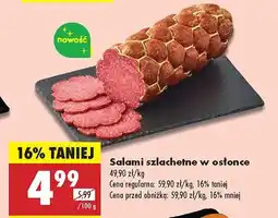Biedronka Salami szlachetne w osłonce Biedronka oferta