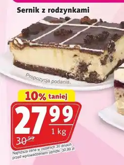 Prim Market Ciasto sernik z rodzynkami CUKIERNIA MAZURSKA oferta