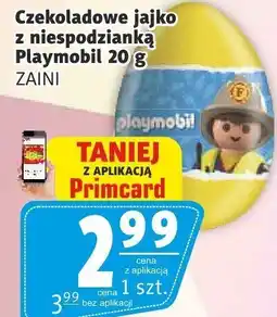 Prim Market Czekoladowe jajko z niespodzianką Playmobil ZAINI oferta