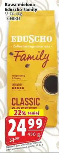 Prim Market Kawa mielona Eduscho Family Classic Tchibo oferta