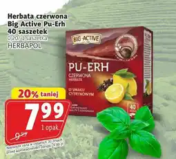 Prim Market Herbata czerwona Big Active Pu-Erh 40 saszetek Herbapol oferta