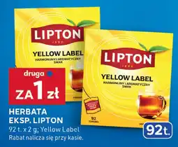 Stokrotka Herbata ekspresowa Lipton Yellow Label oferta